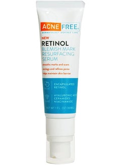 AcneFree Retinol Blemish Mark Resurfacing Serum With Hyaluronic Acid, And Niacinamide | Helps To Reduce The Appearance Of Acne Marks | Redness Control | 1 Ounce  - Image 1