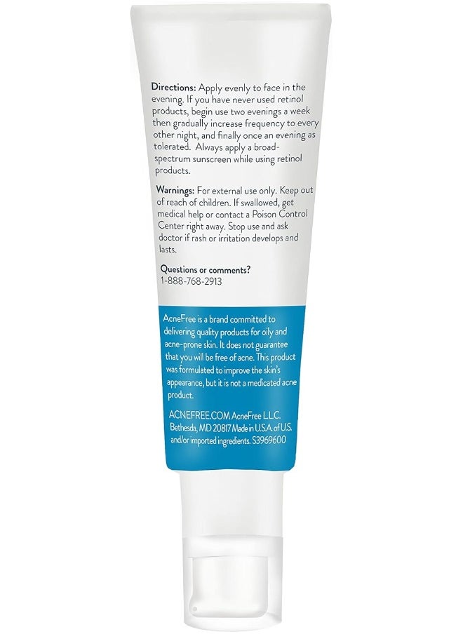 AcneFree - Retinol Blemish Mark Resurfacing Serum With Hyaluronic Acid, And Niacinamide | Helps To Reduce The Appearance Of Acne Marks | Redness Control | 1 Ounce - Image 1
