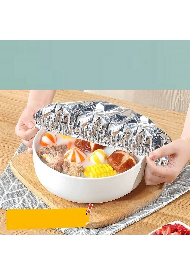 باكت مكون من 20 قطع من أغطية الأطباق السيلفر الحرارية – تحافظ على سخونة الطعام - Image 1