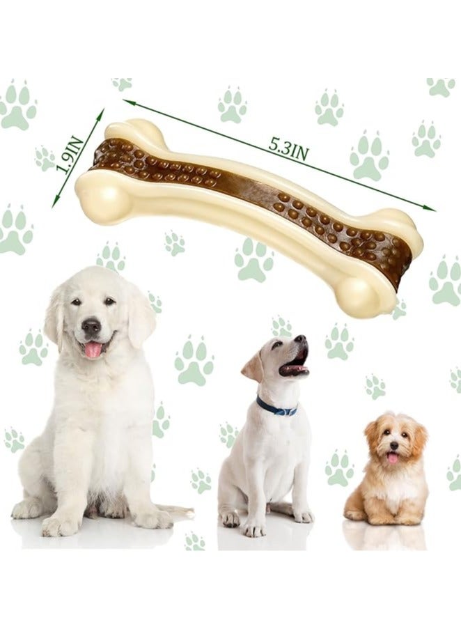 عام لعب للعض للكلاب، لعب فخذ للكلب للمعادين للعض، حزمة مكونة من لعبتين من النايلون بنكهة بقر، لعب للعض للكلب غير قابل للكسر، من النايلون غير سام بجودة غذائية، لأنواع كبيرة/متوسطة/صغيرة من الكلاب. - Image 2