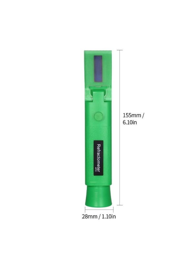 NIBEMINENT Handheld ATC Seawater Salinity Refractometer Green 155 x 28 xmm  - Image 3