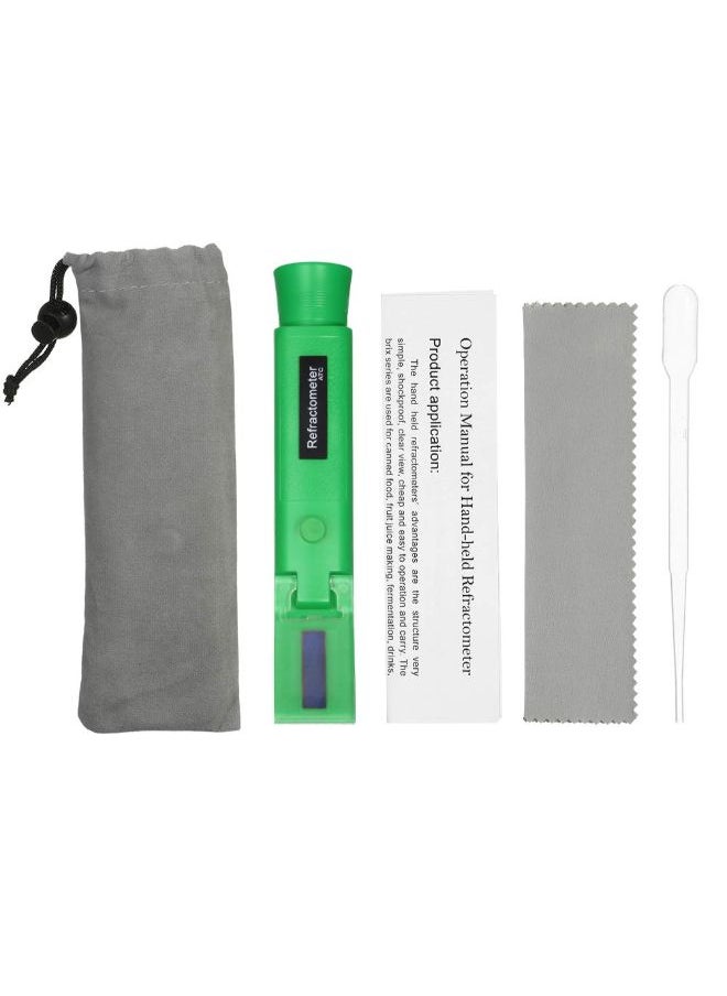 NIBEMINENT Handheld ATC Seawater Salinity Refractometer Green 155 x 28 xmm  - Image 4