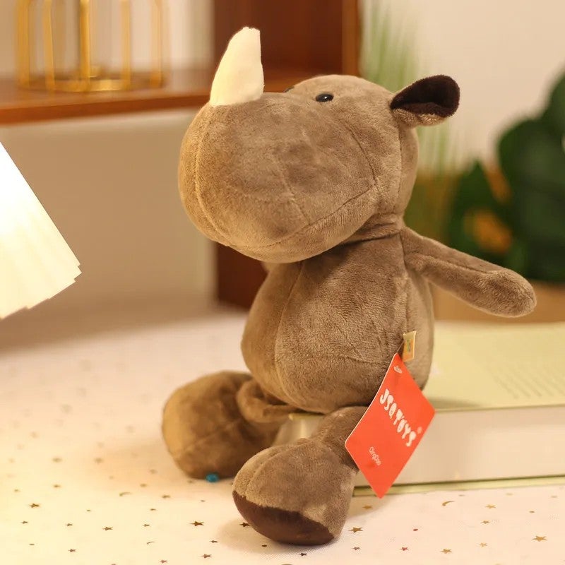 Y&D Newest  Jungle Animal Toys Soft Stuffed Fox Raccoon Giraffe Elephant Plush Toy - Image 4