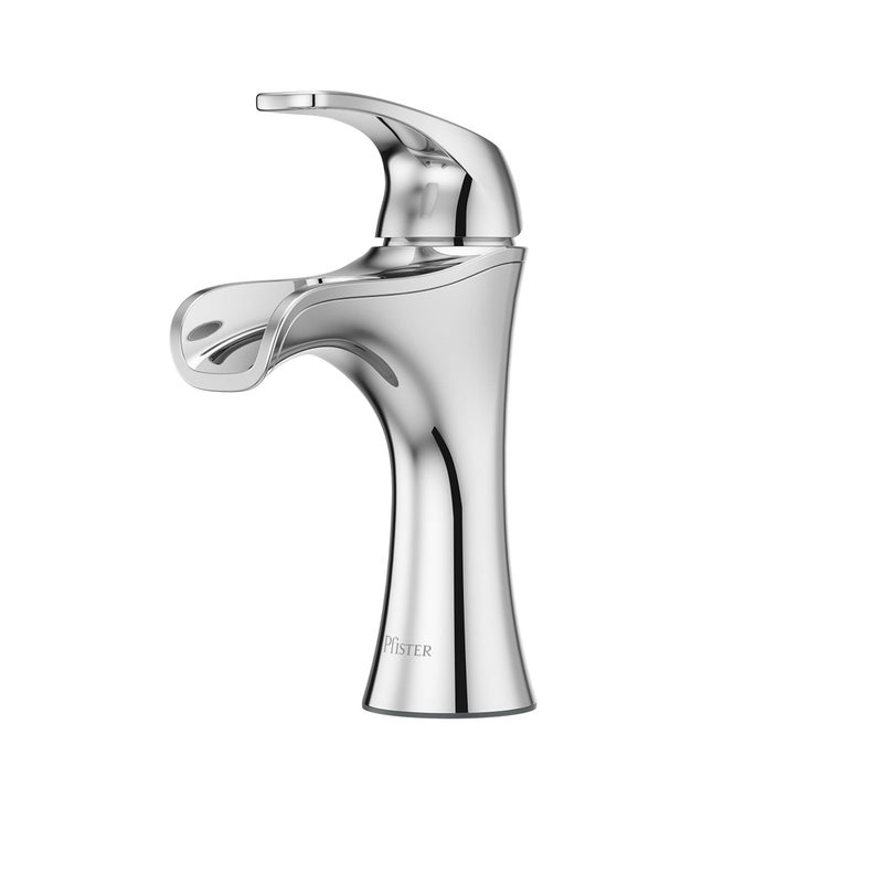 Pfister Jaida Bathroom Sink Faucet Single Control 1Handle Single Hole Polished Chrome Finish LF042JDCC
