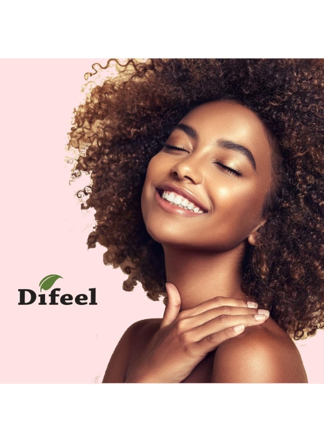 difeel زيت شعر شيا 99% طبيعي ممتاز | علاج مغذي للشعر | للشعر الضعيف، المتساقط، التالف (عبوة من 2 × 75 مل لكل منهما) - Image 2
