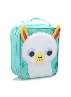 smash Lightweight Design 3D Animal Lama Lunch Bag with Sturdy Handle Multicolor 27.4 x 20.6 x 12.2 cm 20878  - Image 3