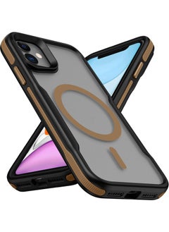 Coolacs Apple iPhone 11 Compatible Case Magsafe Wireless Charging Feature Stripe Design Case Cover 