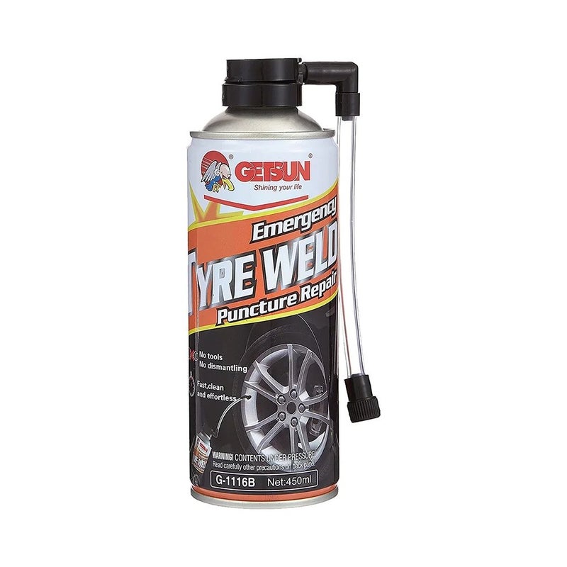 Getsun G-1116 B Emergency Tyre Weld Puncture Repair- 450 ml - Image 1