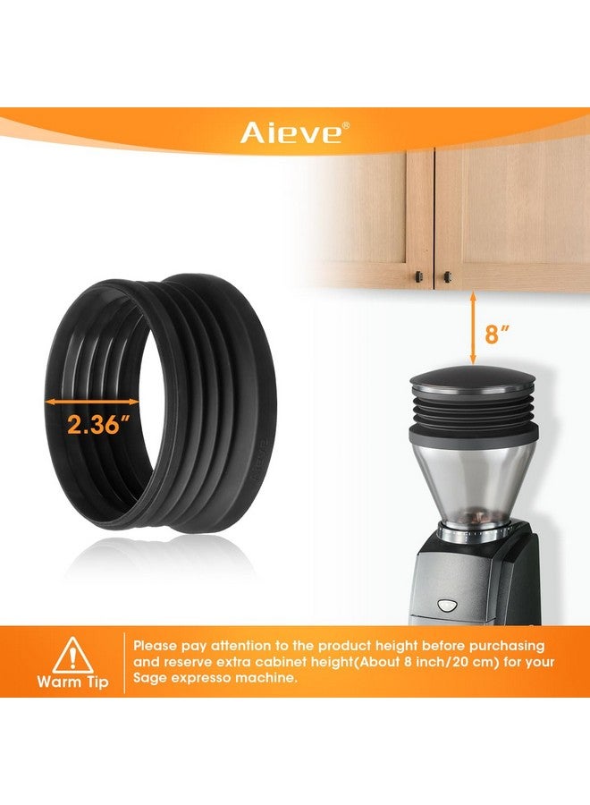 Aieve Silicone Coffee Hopper Bellow Compatible with Baratza Encore Grinder ESP/Virtuosa+ Coffee Grinder,Reduce Coffee Grinds Retention - Image 3