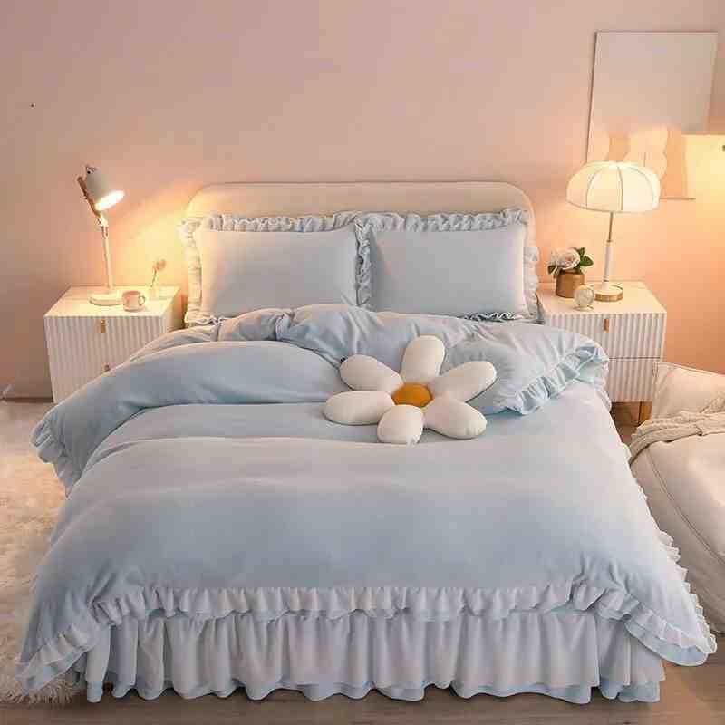 Ayzen Home Frilly Duvet Cover 