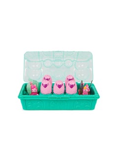 SPIN MASTER Hatchimals CollEGGtibles, Rainbow-Cation Llama Family Carton with Surprise Playset, 10 Characters, 2 Accessories  - Image 2