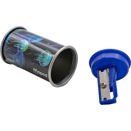 MAPED Stationery Kit(Deepsea Paradise)|Foldable 15cm Scale|Sharpner with Canister to collect Shaving|Traingular Graphite Pencil|Pencil Eraser Sharpener Kit|Stylish Stationery for School & Office Use - Image 3
