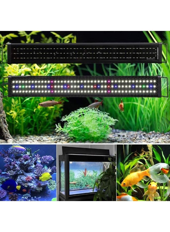 مصباح LED لحوض السمك، مصباح عالي الطيف كامل الطيف لحوض السمك، إضاءة لأحواض الأسماك والنباتات المائية للمياه المالحة والعذبة - 5 أحجام - Image 4