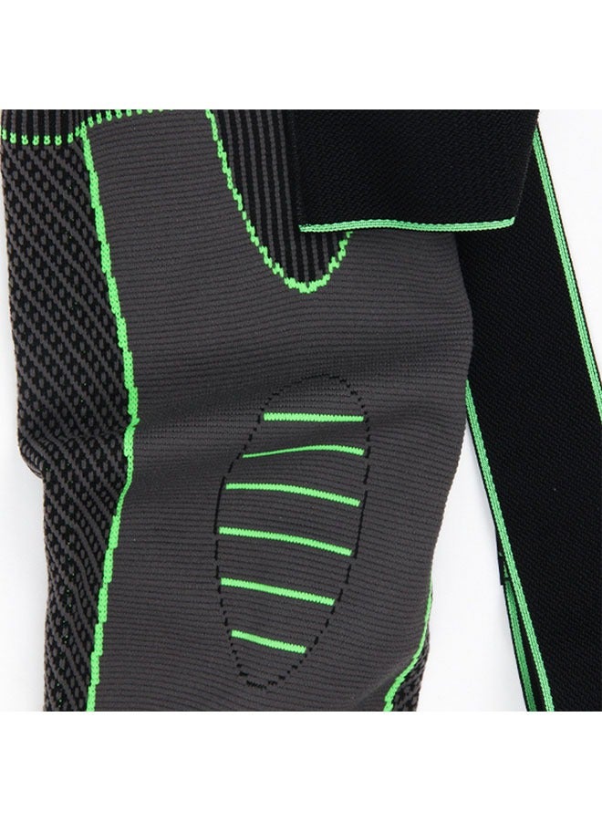 Sports bilateral straps velvet warm knee pads warm outdoor sports compression knee pads heating nylon knee pads - Image 2