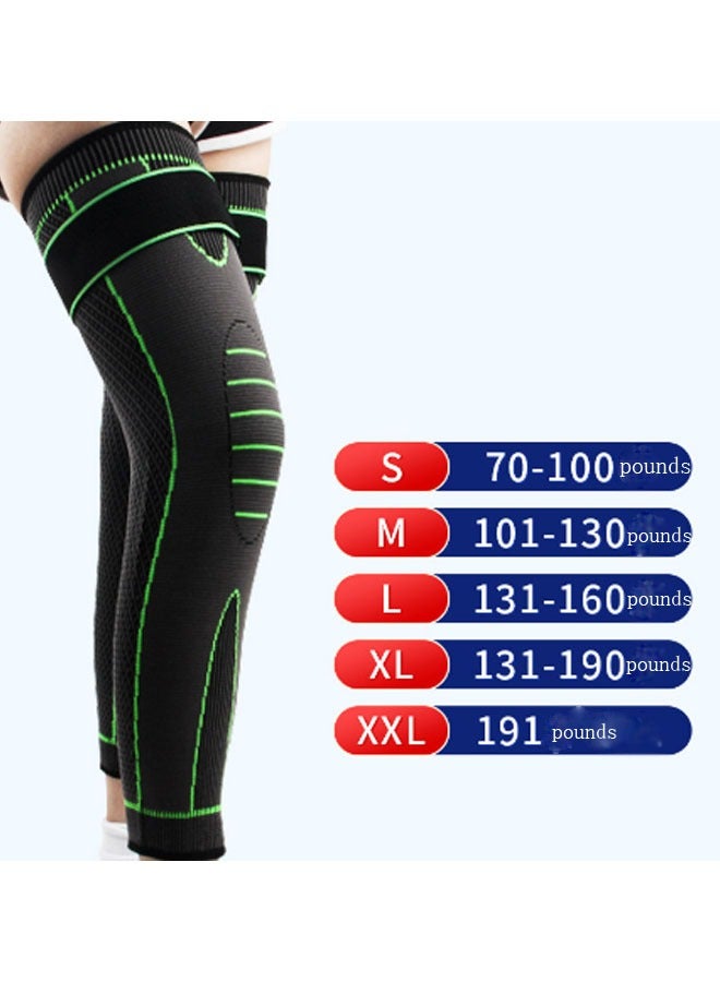 Sports bilateral straps velvet warm knee pads warm outdoor sports compression knee pads heating nylon knee pads - Image 4