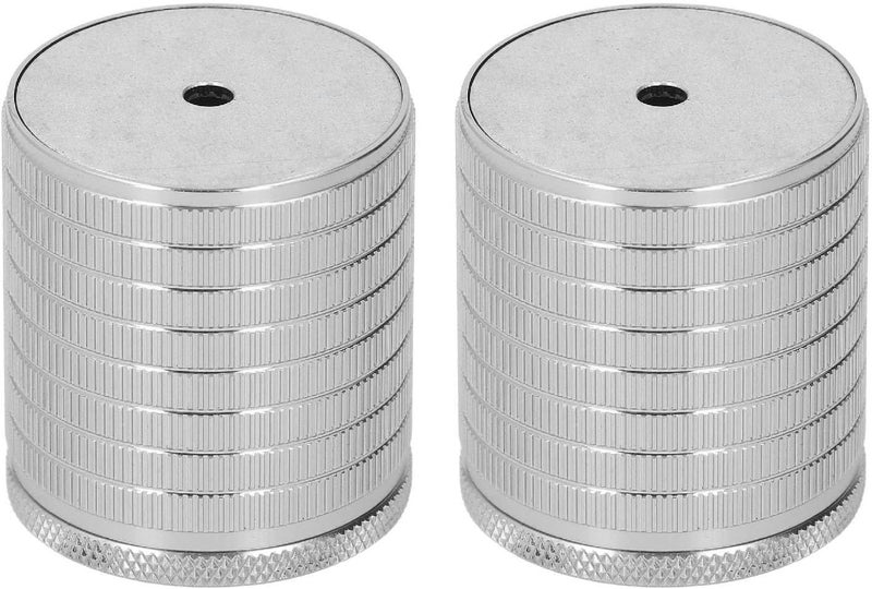 Adjustable Furniture Leg Risers Strong Support for Sofa Chair Bed Furniture 43-75mm Aluminum Alloy 2Pcs for Home Improvement (Gray) - Image 1