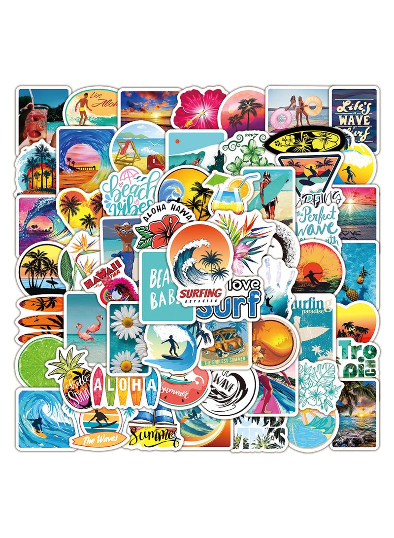 قوس قزح أورينبو 100 قطعة من ملصقات الفينيل المقاومة للماء والرائعة لملصقات التزلج على الألواح، ملصقات مثيرة لأجهزة الكمبيوتر المحمول والجيتار وحقيبة السفر وزجاجة المياه والسيارة والأمتعة والدراجات وملصقات جرافيتي مقاومة للماء هدية للمراهقين والبالغين - Image 1