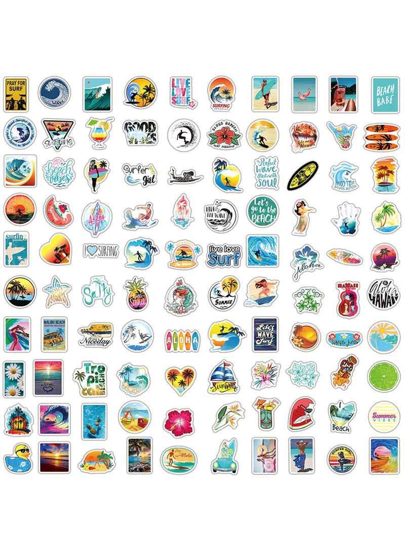 قوس قزح أورينبو 100 قطعة من ملصقات الفينيل المقاومة للماء والرائعة لملصقات التزلج على الألواح، ملصقات مثيرة لأجهزة الكمبيوتر المحمول والجيتار وحقيبة السفر وزجاجة المياه والسيارة والأمتعة والدراجات وملصقات جرافيتي مقاومة للماء هدية للمراهقين والبالغين - Image 4