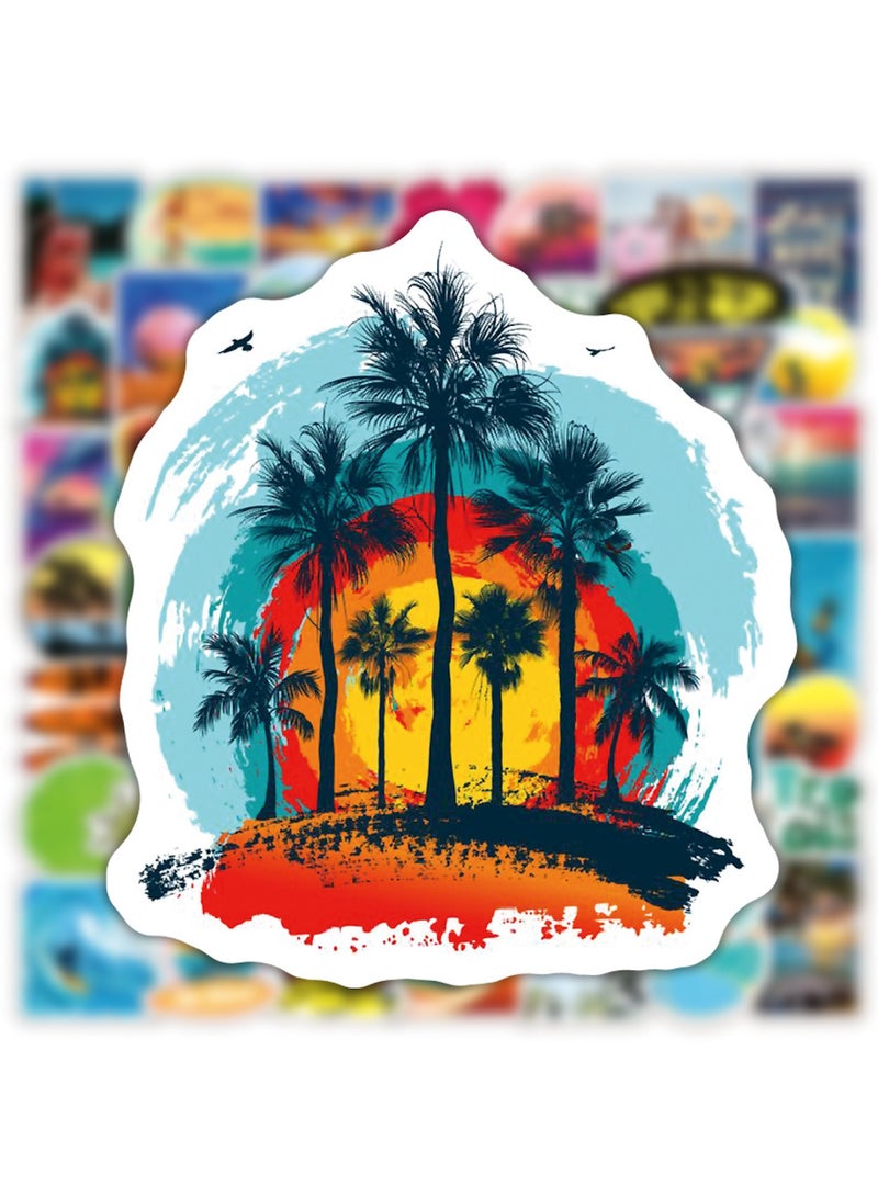 قوس قزح أورينبو 100 قطعة من ملصقات الفينيل المقاومة للماء والرائعة لملصقات التزلج على الألواح، ملصقات مثيرة لأجهزة الكمبيوتر المحمول والجيتار وحقيبة السفر وزجاجة المياه والسيارة والأمتعة والدراجات وملصقات جرافيتي مقاومة للماء هدية للمراهقين والبالغين - Image 5