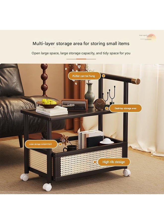 إن كي أكس طاولة جانبية متحركة لغرفة المعيشة باللون الأسود 71*40*70 سم - Image 4