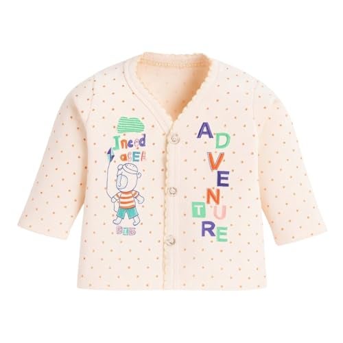 BONUM Baby's Boy's Girl's 100% Cotton Button Shirt with Pyjama Pant Set of 3 Full Sleeves Printed New Born Baby Clothes Multicolour - Image 5