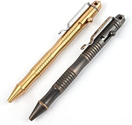 SMOOTHERPRO قلم SMOOTHERPRO من النحاس الأصفر مع آلية سحب قابلة للتعبئة للاستخدام الثقيل لمرضى الرعاش وباركنسون والتهاب المفاصل لتوقيع الأعمال المكتبية هدية EDC (BB201) - Image 5