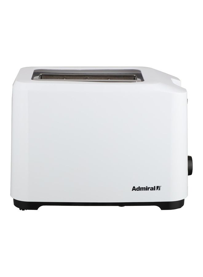 Admiral Toaster 2 Slice Chromed Lever & Knob Removable Crumb Tray Anti-Jam Function Adjustable Browning Control 220-240V 60Hz 2 Slices 800 W ADBK2TB White - Image 4