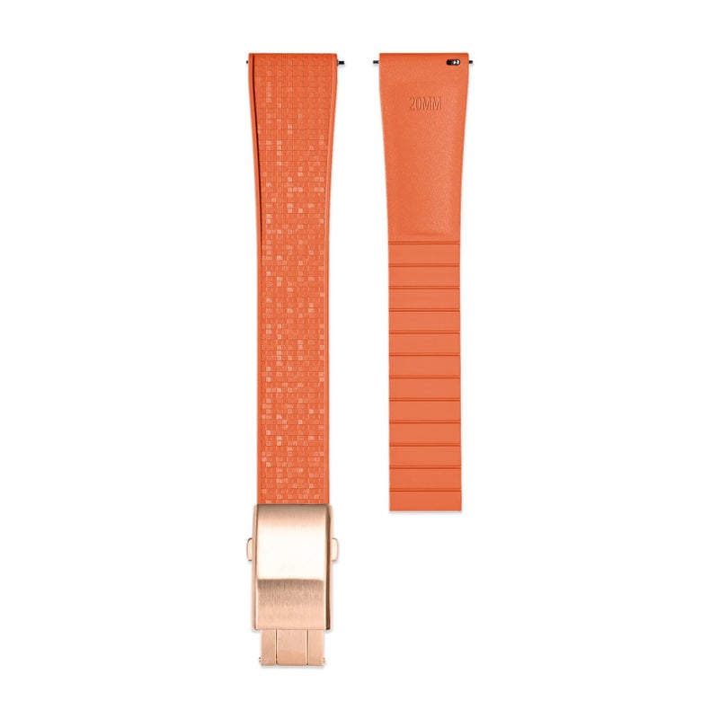 Bluejw Quick Release FKM Rubber Watch Strap 18mm 20mm 21mm 22mm - Premium Waterproof Replacement Band for Tissot & Omega Watches - Image 1