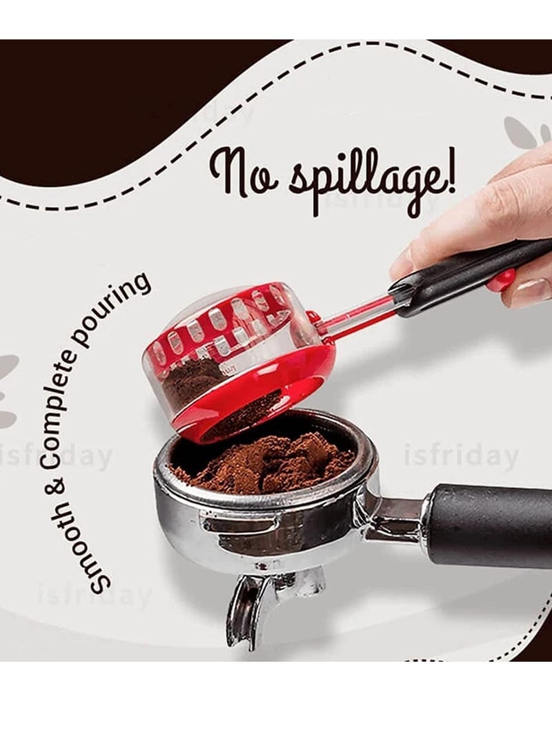 Coffee Measuring Scoop, Adjustable Volume Tablespoon Measure Spoon with Long Handles for Easy Access to Coffee Protein Powder Tea Sugar and Milk,Suitable for Cafe Shop Home Kitchen Office (Black)  - Image 3