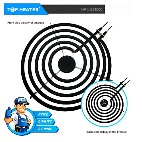 TOP-HEATER MP21YA Electric Stove Burner Replacement - 8 Inch 2100W Range Burner Element for Whirlpool, KitchenAid, Norge - Upgraded TOP-HEATER 234000 Surface Element Unit (1 Pack) - Image 2