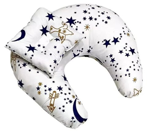 Boppy Nursing Pillow And Positioner - Original, Black And Gold Animals, Breastfeeding, Bottle Feeding, Baby Support, With Removable Cotton Blend Cover, Wake Up Time Support - Multi Color