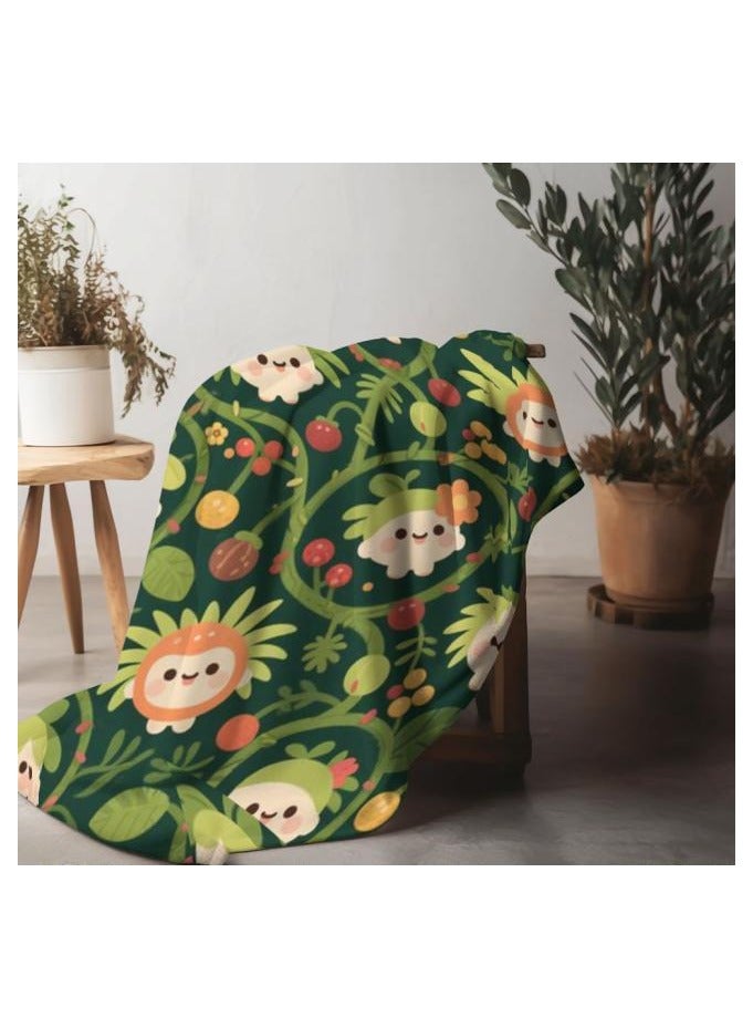 عام بطانية رقيقة من الفانيلا (دافئة ومريحة، ومناسبة للنوم واستخدام الألعاب وإزالة الغبار ومقاومة للرمل) 150 سم * 200 سم - 896 - Image 1