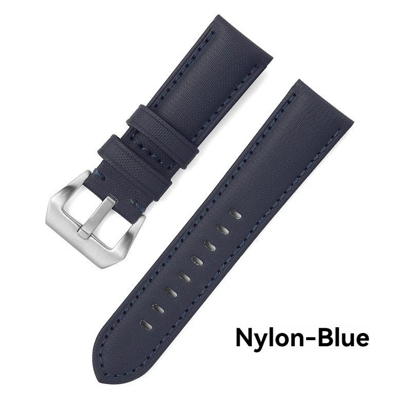 Bluejw Premium Nylon Leather Watch Band - Quick Release Replacement Strap for Men's Rugged Style Watches - Image 5