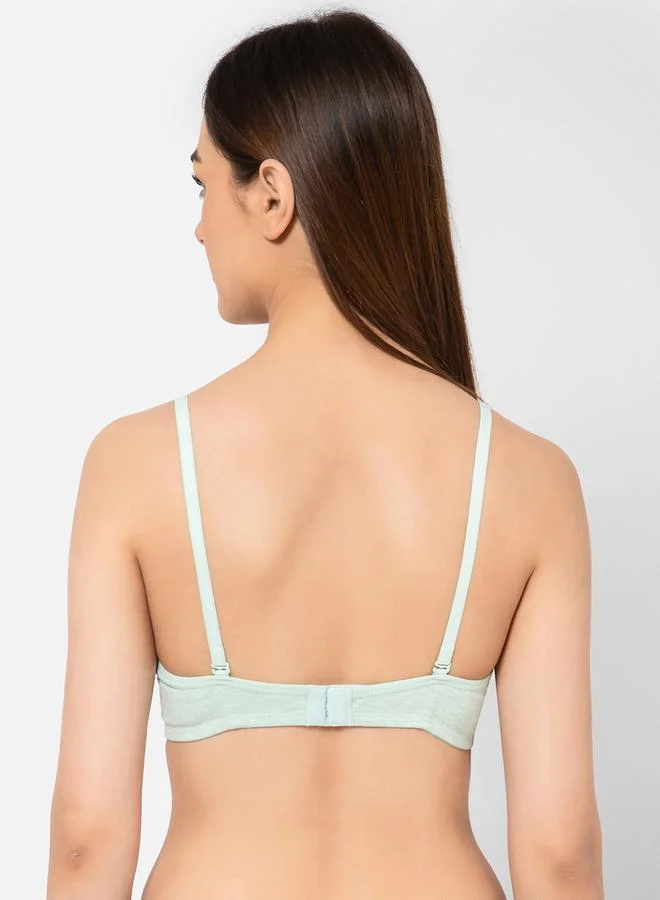 Clovia Clovia Pack of 2 - Solid Non-Padded Non-Wired Full Coverage Multiway T-Shirt Bra