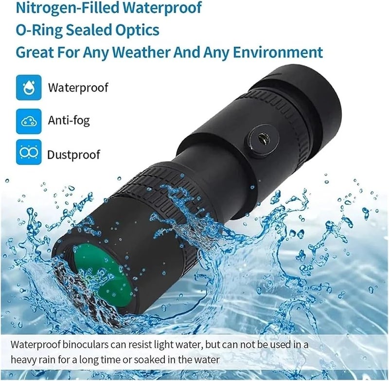 Zoom 10 300x30 High Power Monocular Telescope With Tripod Phone Holder For Bird Watching Color 02 - Image 5