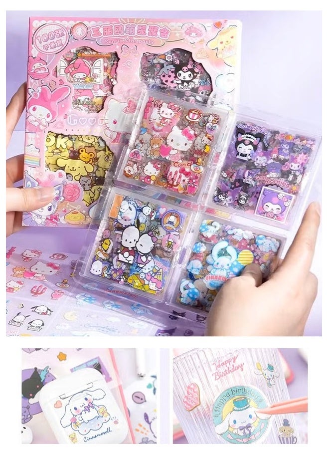 200 Sheets Cute Anime Girl Stickers, Vinyl Cartoon Aesthetic Decorative Sticker Set, Ideal for Scrapbooking, Journaling, Laptops, and Room Decoration - Image 2