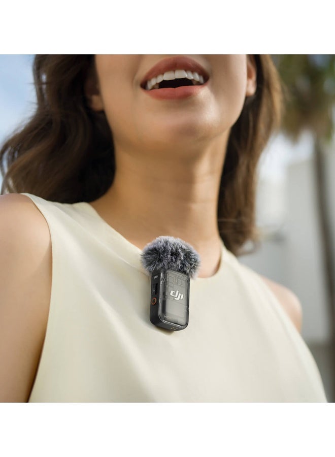 دي جي آي DJI ميكروفون ميني (1TX + 1RX) ، ميكروفون لافيلير لاسلكي ，المدمجة وخفيفة الوزن ، واضحة وخفيفة الحد من الضوضاء - Image 4