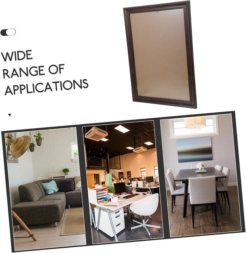 Large Rustic Brown Wooden Picture Frame For Wall Mounting Home Decor - Image 4