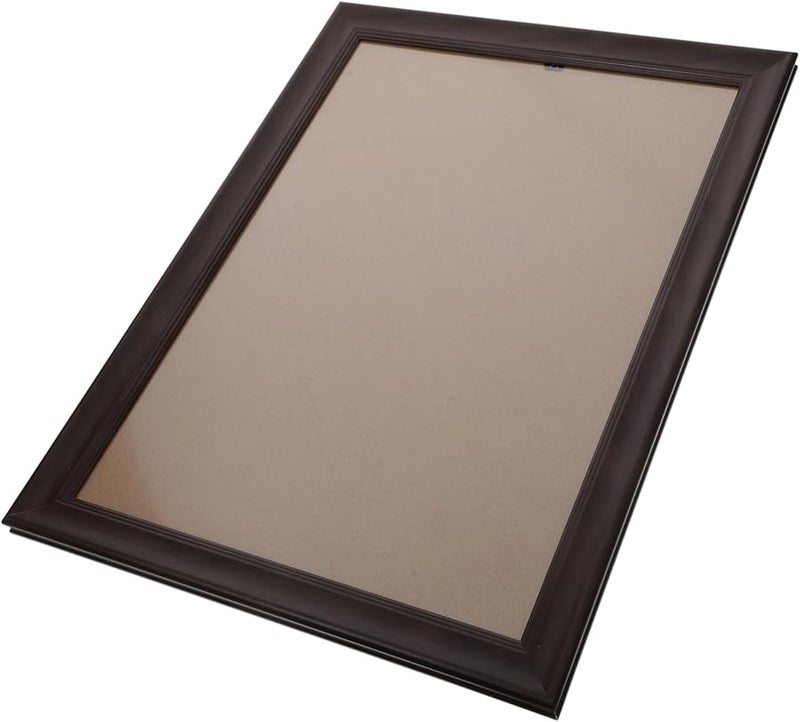 Large Rustic Brown Wooden Picture Frame For Wall Mounting Home Decor - Image 1