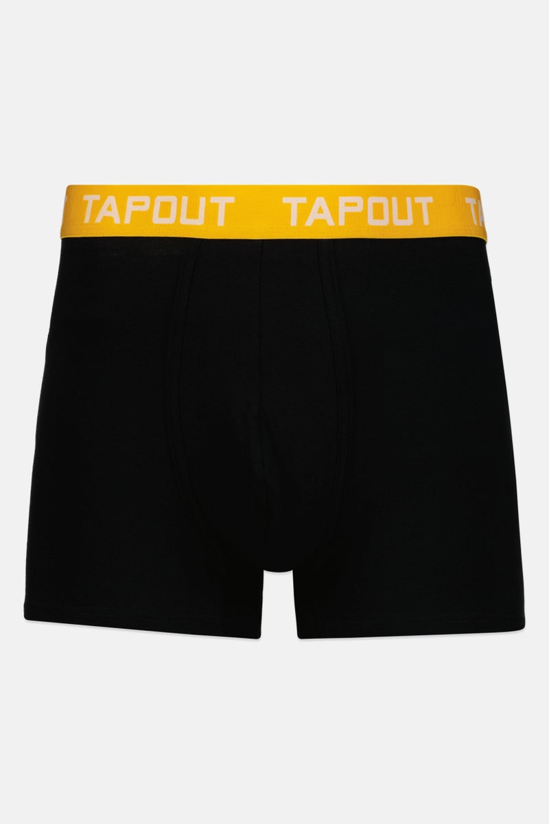 TapouT Men 3Pcs Brand Logo Boxer, Black - Image 5