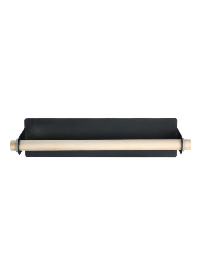 NIBEMINENT Self-adhesive Single Pole Towel Holder Black 26.00 x 6.00 6.50cm  - Image 4