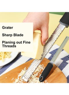 Oasisgalore Kitchen Cheese Grater Citrus Zester for Cheese Lemon Nutmeg, Chocolate, Vegetables, Fruits  - Image 3