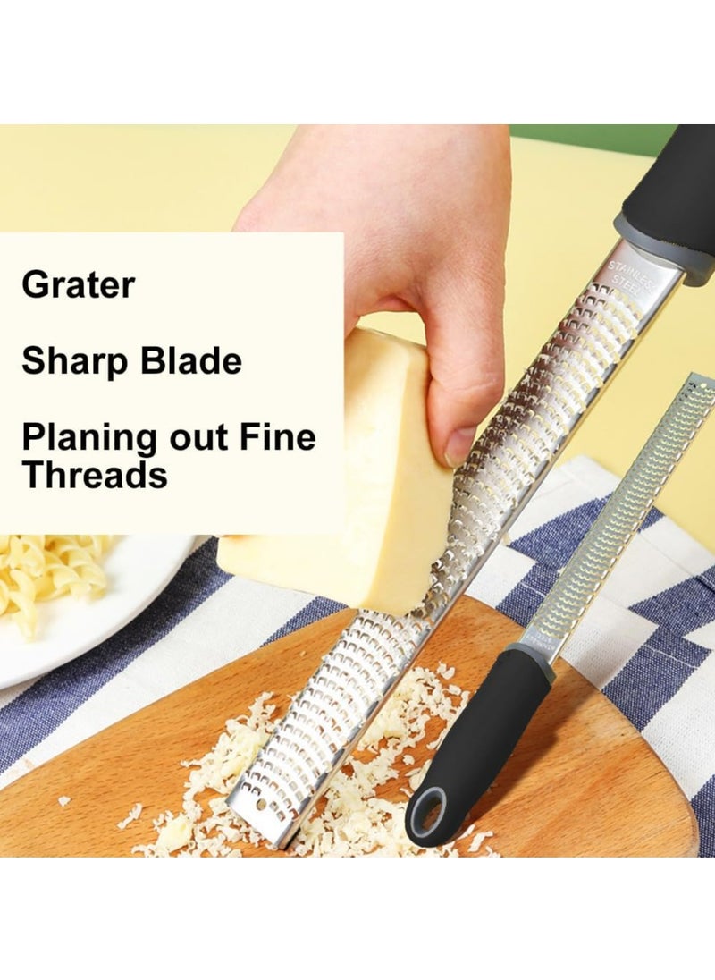 Oasisgalore Kitchen Cheese Grater Citrus Zester for Cheese Lemon Nutmeg, Chocolate, Vegetables, Fruits  - Image 3