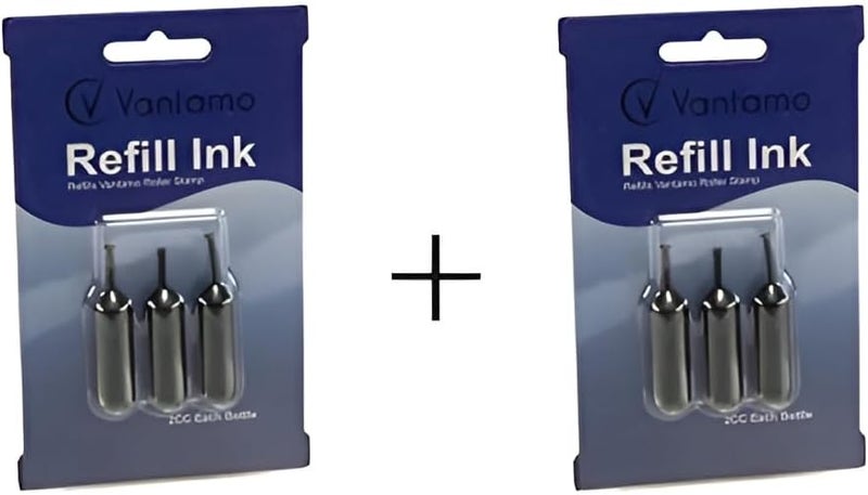 Vantamo Set of Two- 3-Pack Refills for Confidential Identity Theft Protection Roller Stamp Wide … (2 Refill Sets) - Image 2
