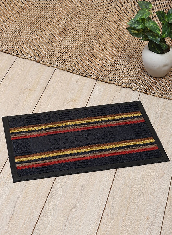 Status Contract Anti Slip Front Door Mat | (38 x 58 cm) Living Room Rug for Entrance Doors | New Rubber Floor Mats for Home (Multi color - Image 1