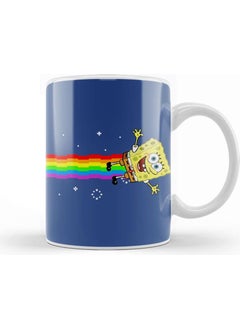 Print Shop Spongebob Squarepants Nyan Cat Meme Mug Porcelain