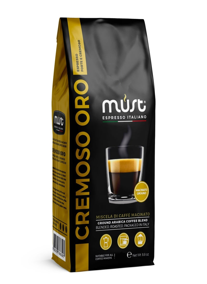 Must - CREMOSO ORO COFFEE BEANS - 500 grams - Image 1
