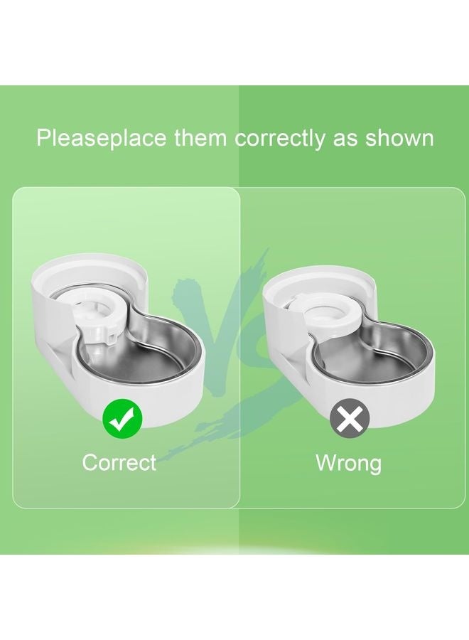 MOWKIT Dog Water Dispenser Filters, Triple Filtration System For 3L/3.6L/4.6L/6L/8L Pet Water Dispenser, Pet Fountain filter Replacement (4 Pcs) - Image 5