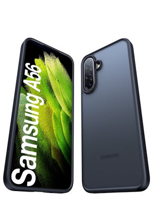 Guardian Shockproof For Samsung Galaxy A56 Case, Non-Yellowing,12Ft Mil-Grade Drop, Thin & Soft Touch For Samsung A56 Case, Translucent Matte Protective Slim Case For Samsung Galaxy A56, Black - pzsku/Z64032B3826B9A1155609Z/45/1745590017/48a4836d-d124-4b6a-acc1-82b5e1143021