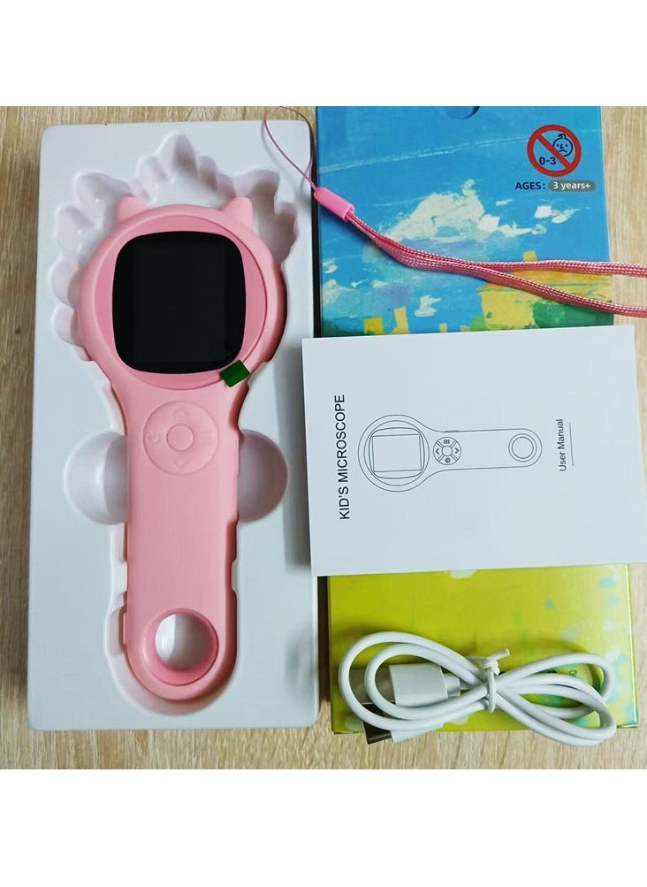 EVEREEN - Mini Kids Optical Microscope With Photo And Video Function 500x Observe The Microscopic World Science Children Educational Toys - Image 1